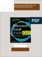 Download Full Microsoft Excel Inside Out Office 2021 and Microsoft 365 1st Edition Bill Jelen PDF All Chapters