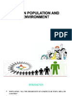 Human population & enviornment