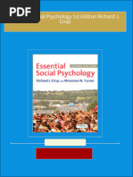 Instant Access to Essential Social Psychology 1st Edition Richard J. Crisp ebook Full Chapters