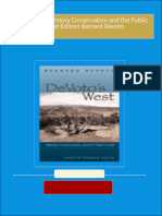 Where can buy DeVoto s West History Conservation and the Public Good 1st Edition Bernard Devoto ebook with cheap price