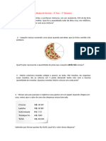 Atividades de Revisão - 6º Ano 3º Bimestre 2023