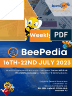 Beepedia Weekly Current Affairs (Beepedia) 16th-22nd July 2023