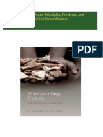 Measuring Peace: Principles, Practices, and Politics Richard Caplan 2024 scribd download