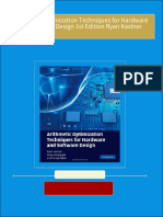 Instant download Arithmetic Optimization Techniques for Hardware and Software Design 1st Edition Ryan Kastner pdf all chapter