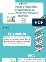 Genetics Science Presentation in Blue Yellow Flat Graphic Style