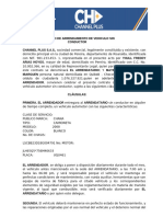 CONTRATO DE ARRENDAMIENTO SIN CONDUCTOR MAYRA MOSQUERA