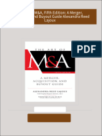 PDF The Art of M&A, Fifth Edition: A Merger, Acquisition, and Buyout Guide Alexandra Reed Lajoux download