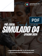 SIMULADO 04 CFO BM