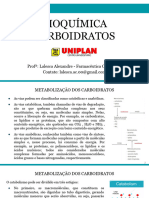 BIOQUÍMICA BÁSICA - CARBOIDRATOS