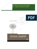 Download ebooks file Virtual English Queer Internets and Digital Creolization 1  Edition Jillana B. Enteen all chapters