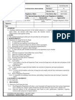 SOP for Checklist of different department for internal Inspection (1)