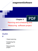 Ch3- Project Planning _ Project scheduling and  Measuring software project