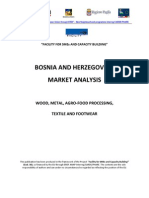 Bosnia and Herzegovina Market Analysis: Wood, Metal, Agro-Food Processing, Textile and Footwear