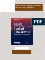 [FREE PDF sample] Applied Data Science: Data Translators Across the Disciplines Douglas G. Woolford ebooks