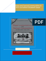 Get Paper Contestations and Textual Communities in England 1640 1675 1st Edition Elizabeth Sauer PDF ebook with Full Chapters Now