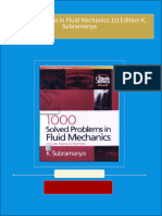 Instant download Solved Problems in Fluid Mechanics 1st Edition K. Subramanya pdf all chapter