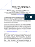 An Evaluation of Predictive Modeling and Error Analysis for Physicochemical Characteristics of Gasoline-Bioethanol Blends in a Gasoline Engine-1