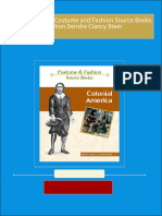 Instant download Colonial America Costume and Fashion Source Books 1st Edition Deirdre Clancy Steer pdf all chapter