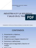 Industria 4.0 y Seguridad y Salud en el Trabajo