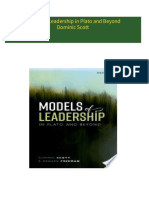 Full Download Models of Leadership in Plato and Beyond Dominic Scott PDF DOCX