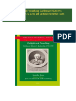 Instant Access to Enlightened Preaching Balthasar Münter s Authorship 1772 1793 1st Edition Merethe Roos ebook Full Chapters