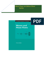 Get Waves and Mean Flows 1st Edition Oliver Buhler free all chapters