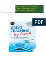 Full Download Great Teaching by Design : From Intention to Implementation in the Visible Learning Classroom 1st Edition John Hattie PDF DOCX