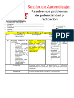 6° GRADO DIA 3 MAT.   RESOLVEMOS PROBLEMAS DE POTENCIALIDAD Y RADICACIÓN