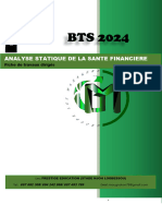 Analyse Statique de La Santé Financière BTS