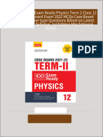 Download ebooks file MTG 100 Percent Exam Ready Physics Term 2 Class 12 Book for CBSE Board Exam 2022 MCQs Case Based Short Long Answer type Questions Based on Latest Termwise CBSE Syllabus  1st Edition Mtg Editorial Board all chapters