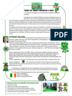 St Patrick - reading comprehension activities