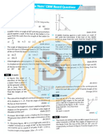 Application of Trigonometry PYQs