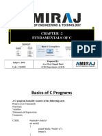 Chapter 2 Fundamentals Of C (1)