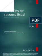 Les Voies de Recours Fiscal