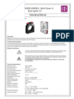 Rishabh CT Manual