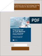 Instant Access to Empowered or Left Behind Use of Technology During COVID 19 1st Edition Deedee M. Bennett Gayle ebook Full Chapters