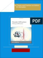 Instant Access to Powder Diffraction Theory and Practice 1st Edition R E Dinnebier ebook Full Chapters