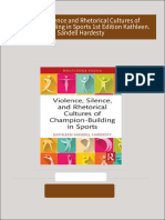 PDF Violence Silence and Rhetorical Cultures of Champion Building in Sports 1st Edition Kathleen. Sandell Hardesty download