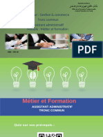 Presentation Métier Et Formation -PPT