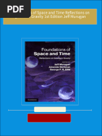 Foundations of Space and Time Reflections on Quantum Gravity 1st Edition Jeff Murugan All Chapters Instant Download