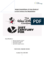 Disney-21st Century Fox Negotiation