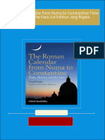 The Roman Calendar from Numa to Constantine Time History and the Fasti 1st Edition Jörg Rüpke All Chapters Instant Download