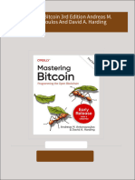 Mastering Bitcoin 3rd Edition Andreas M. Antonopoulos And David A. Harding 2024 Scribd Download