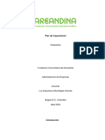 Eje 4 - Administración Del Capital Intelectual - Plan de Capacitación