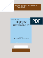 Get History of Technology Volume 1 1st Edition A. Rupert Hall free all chapters