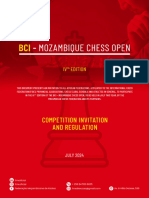 IVᵗʰ EDITION, MOZAMBIQUE CHESS OPEN ― INVITATION AND REGULATIONS