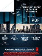 EMERGING TREND IN GLOBAL BUSINESS