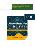 Quantitative Trading: How to Build Your Own Algorithmic Trading Business (Wiley Trading) 2nd Edition Chan all chapter instant download