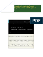 Instant download Brian Eno's Ambient 1: Music for Airports (The Oxford Keynotes Series) John T. Lysaker pdf all chapter