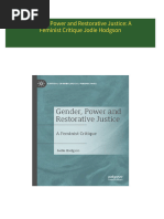 Instant ebooks textbook Gender, Power and Restorative Justice: A Feminist Critique Jodie Hodgson download all chapters